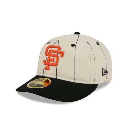 San Francisco Giants Linen Pinstripe Retro Crown 59FIFTY Fitted Hat