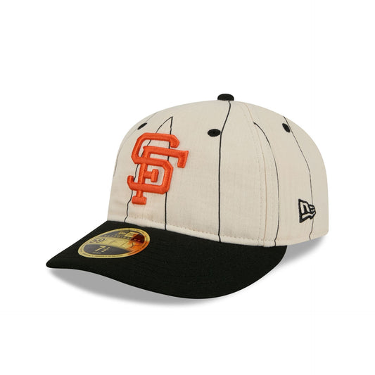 San Francisco Giants Linen Pinstripe Retro Crown 59FIFTY Fitted Hat
