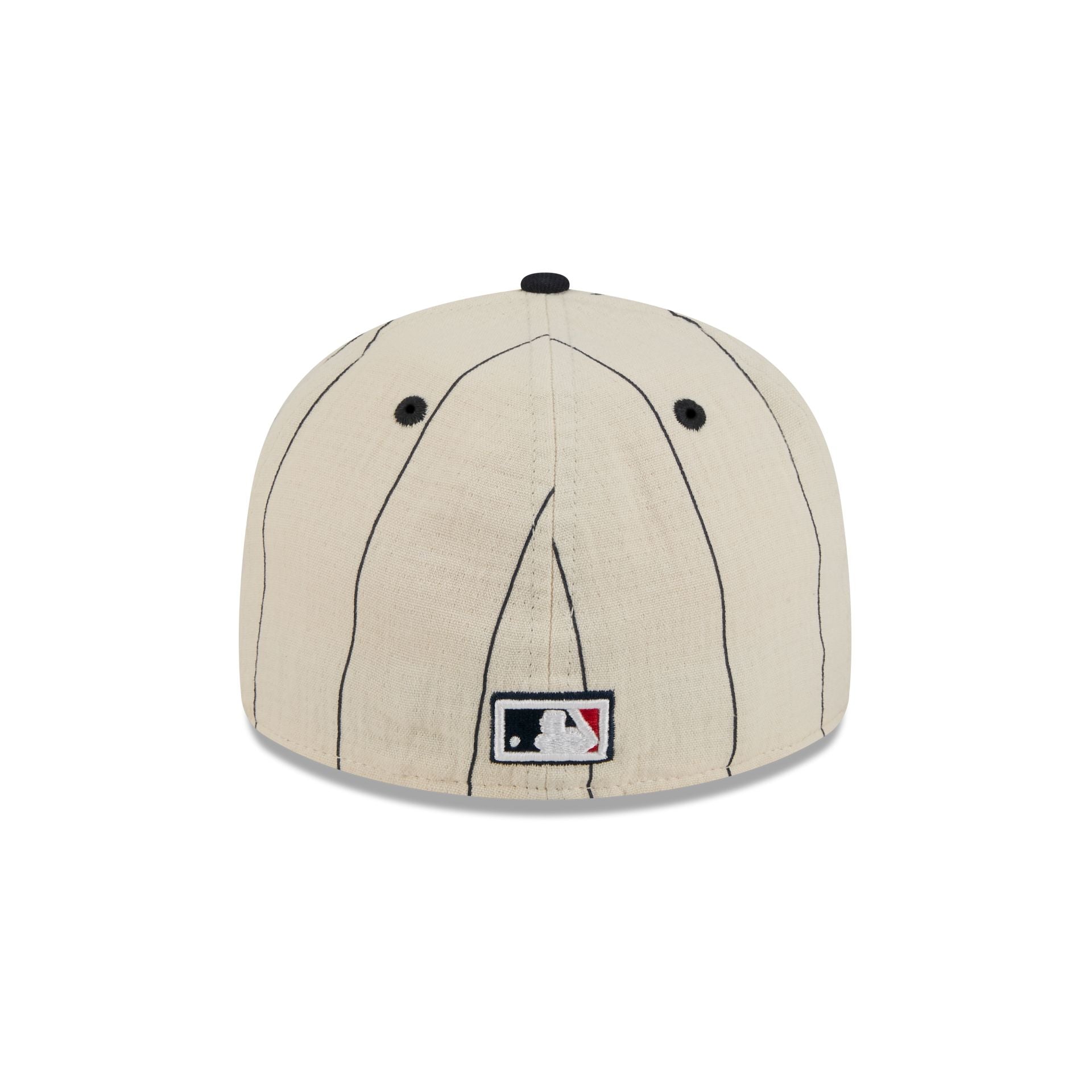 Boston Red Sox Linen Pinstripe Retro Crown 59FIFTY Fitted Hat