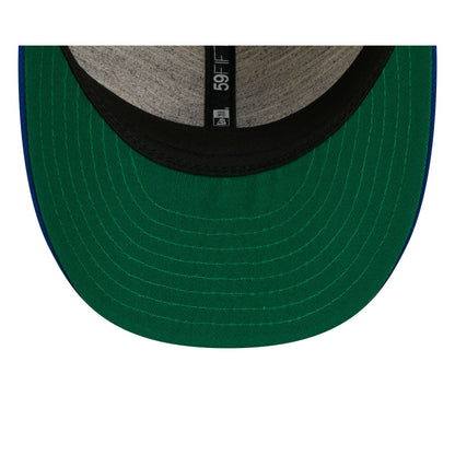 New York Mets Linen Pinstripe Retro Crown 59FIFTY Fitted Hat