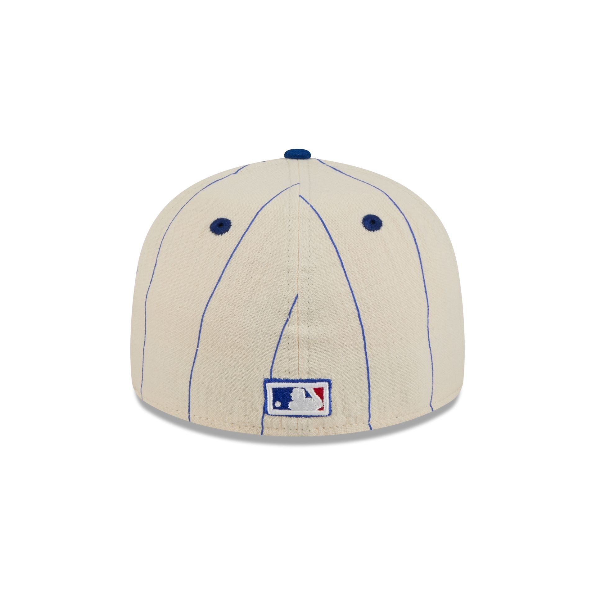 Los Angeles Dodgers Linen Pinstripe Retro Crown 59FIFTY Fitted Hat