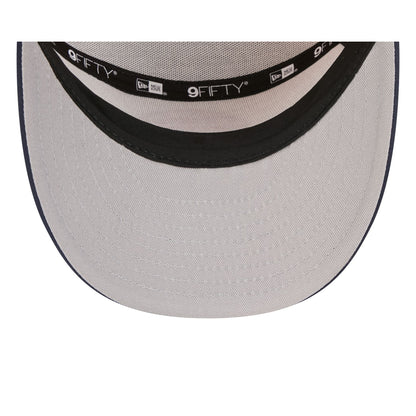 Houston Astros Blocked Split Panel 9FIFTY Trucker Hat