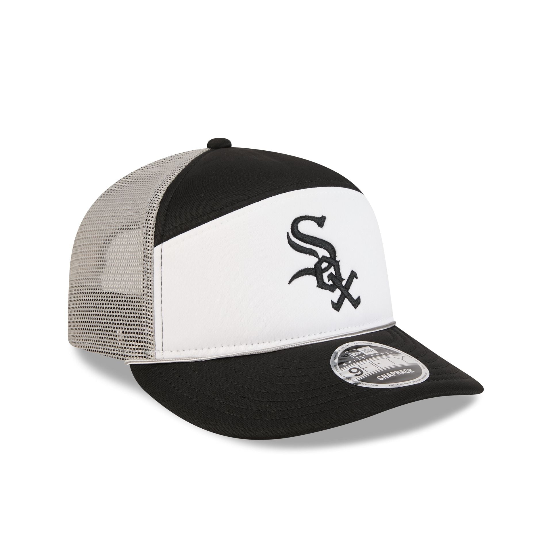 Chicago White Sox Blocked Split Panel 9FIFTY Trucker Hat