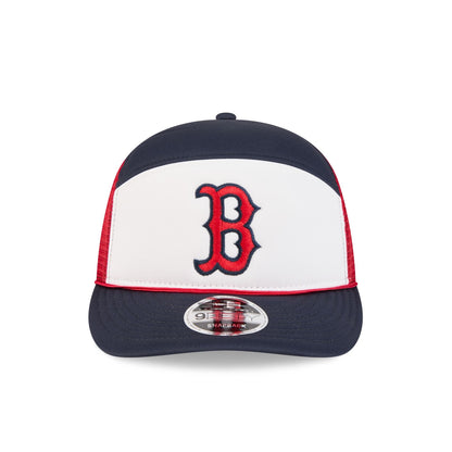 Boston Red Sox Blocked Split Panel 9FIFTY Trucker Hat