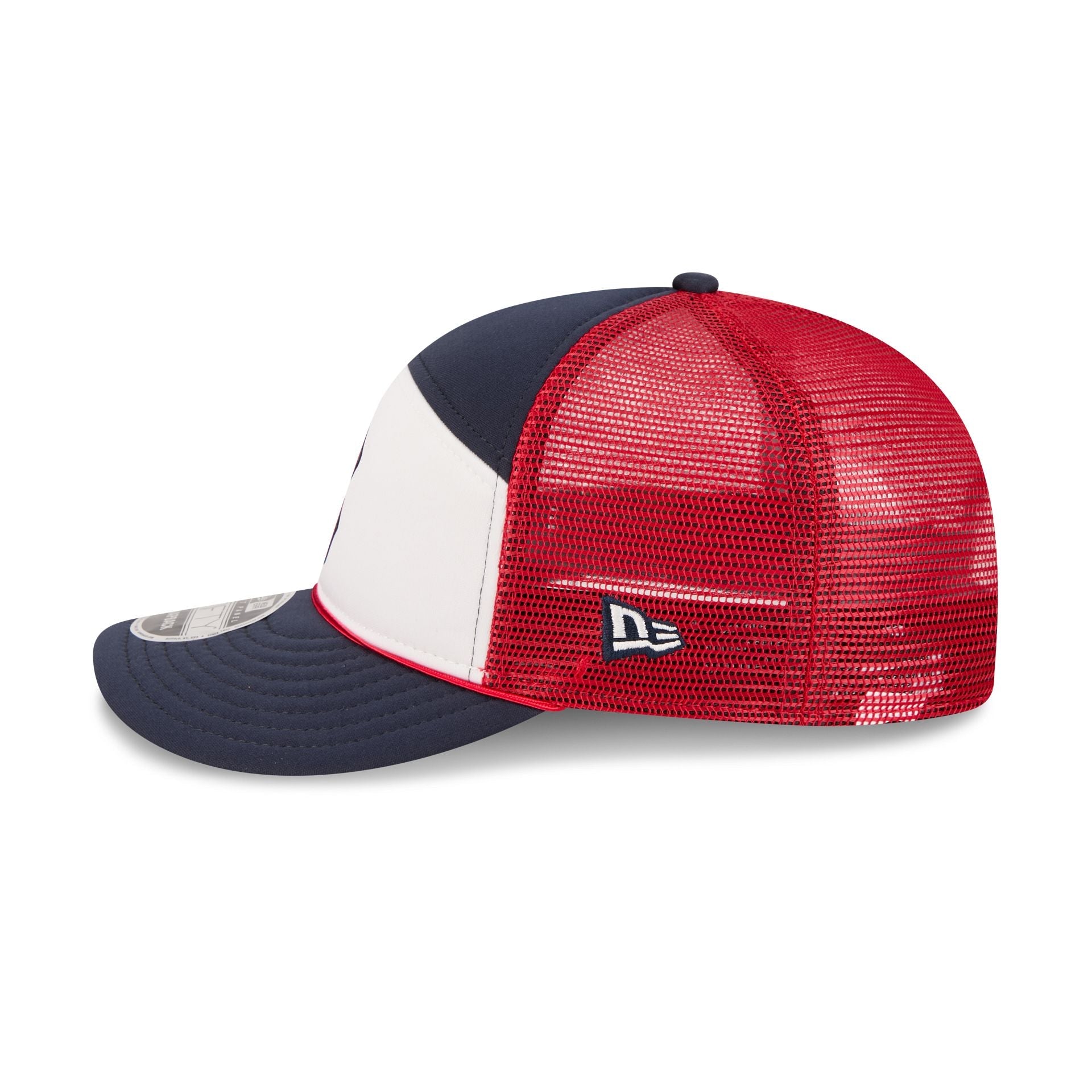 Boston Red Sox Blocked Split Panel 9FIFTY Trucker Hat