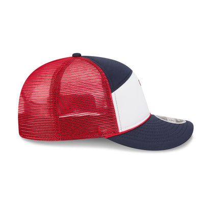 Boston Red Sox Blocked Split Panel 9FIFTY Trucker Hat
