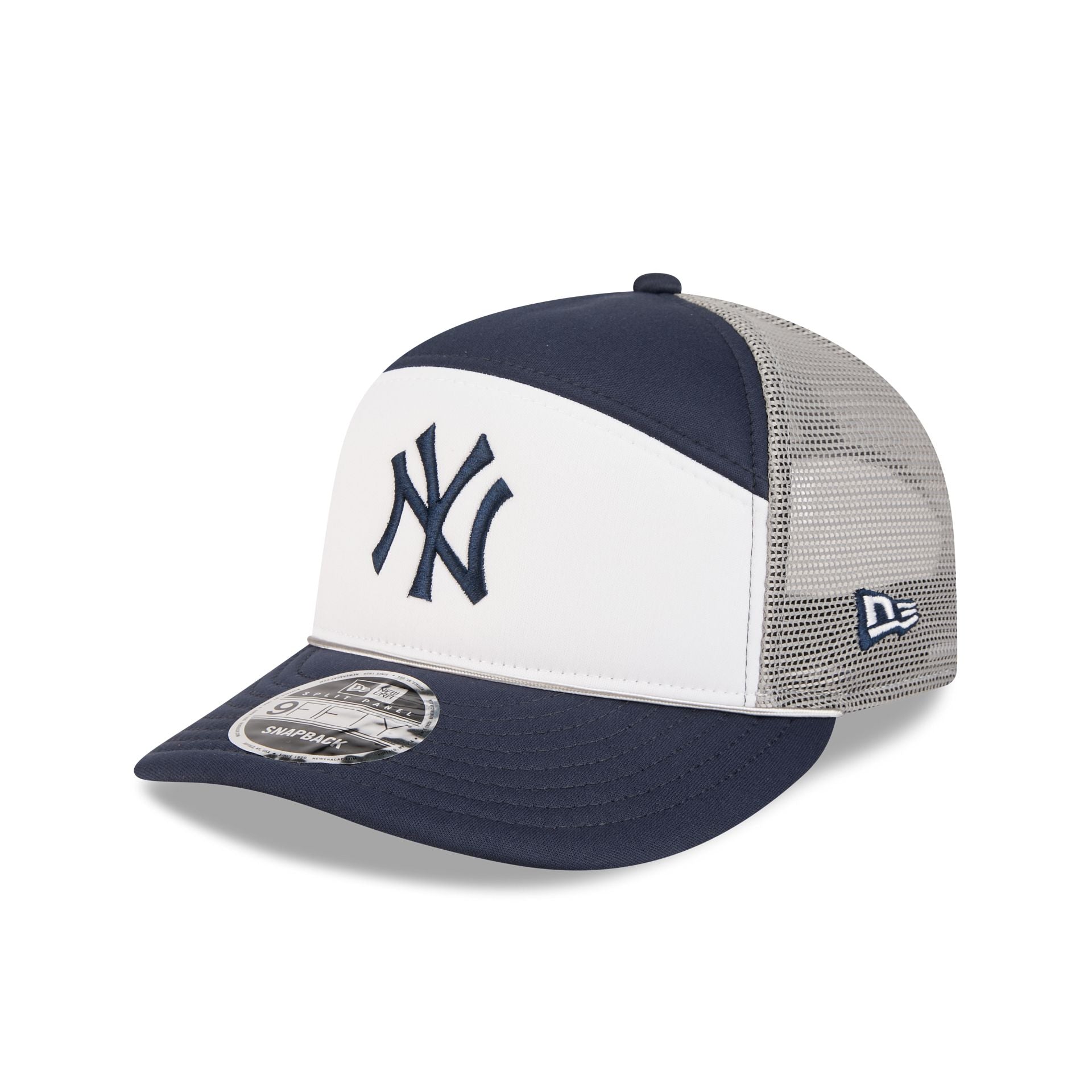 New York Yankees Blocked Split Panel 9FIFTY Trucker Hat