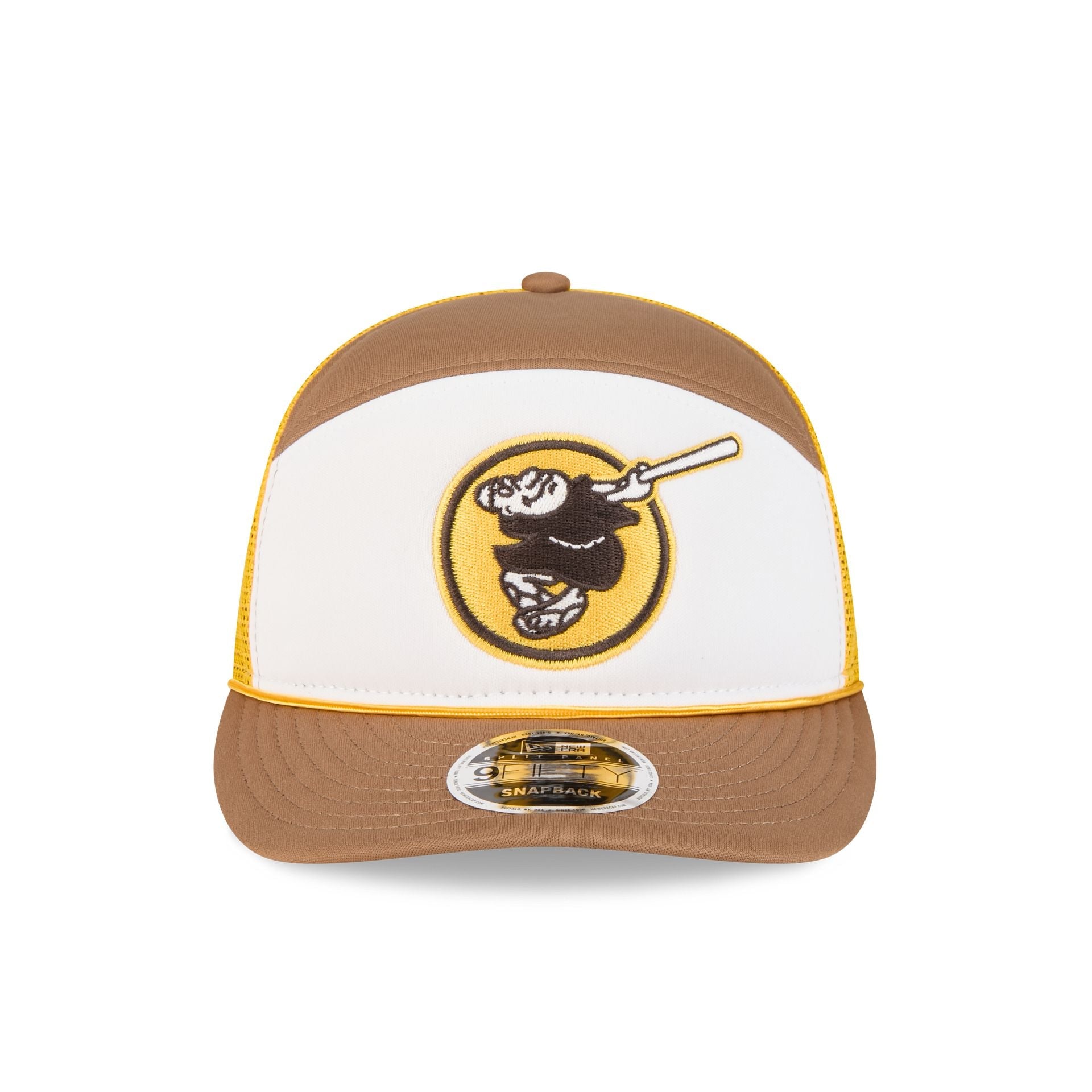 San Diego Padres Blocked Split Panel 9FIFTY Trucker Hat