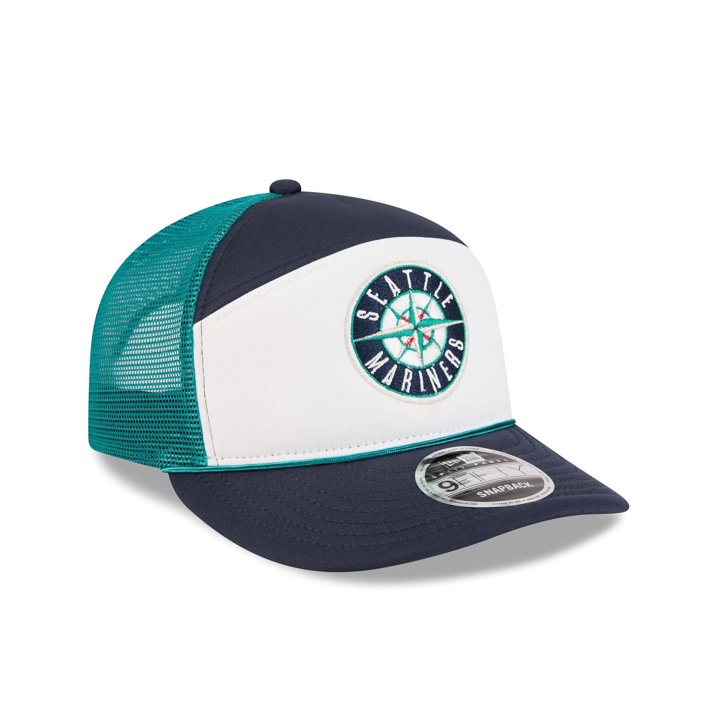 Seattle Mariners Blocked Split Panel 9FIFTY Trucker Hat