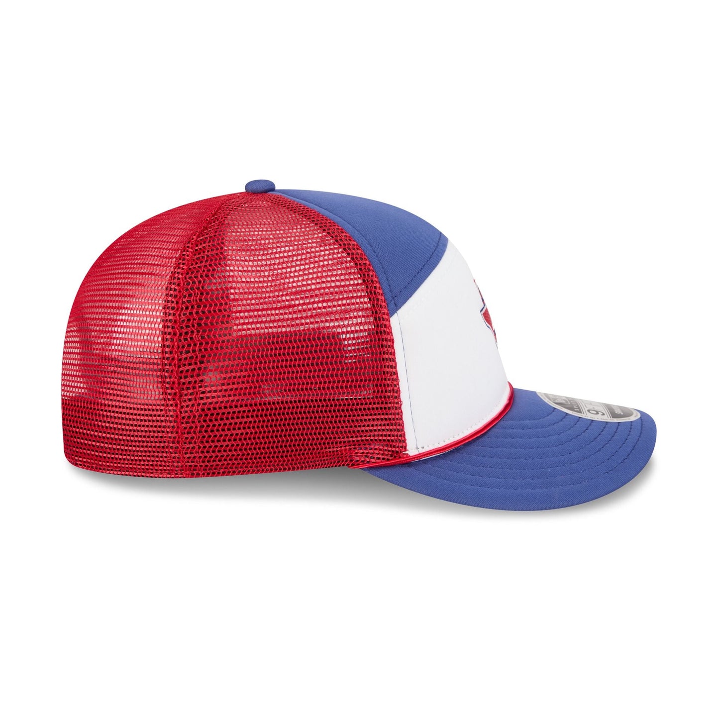 Texas Rangers Blocked Split Panel 9FIFTY Trucker Hat