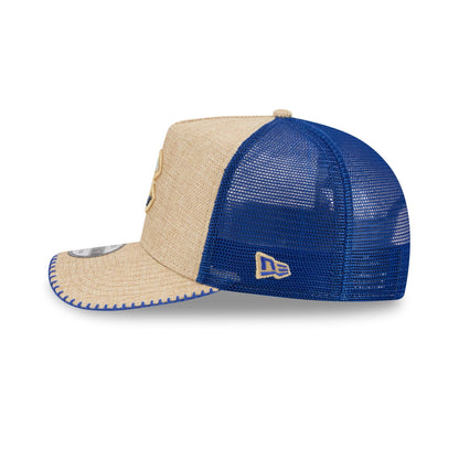 Chicago Cubs Beaded Canvas 9FIFTY A-Frame Trucker Hat