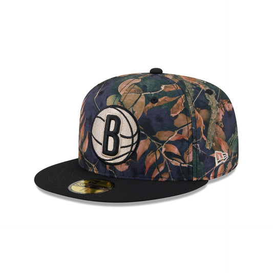 Brooklyn Nets Leaves 59FIFTY Fitted Hat