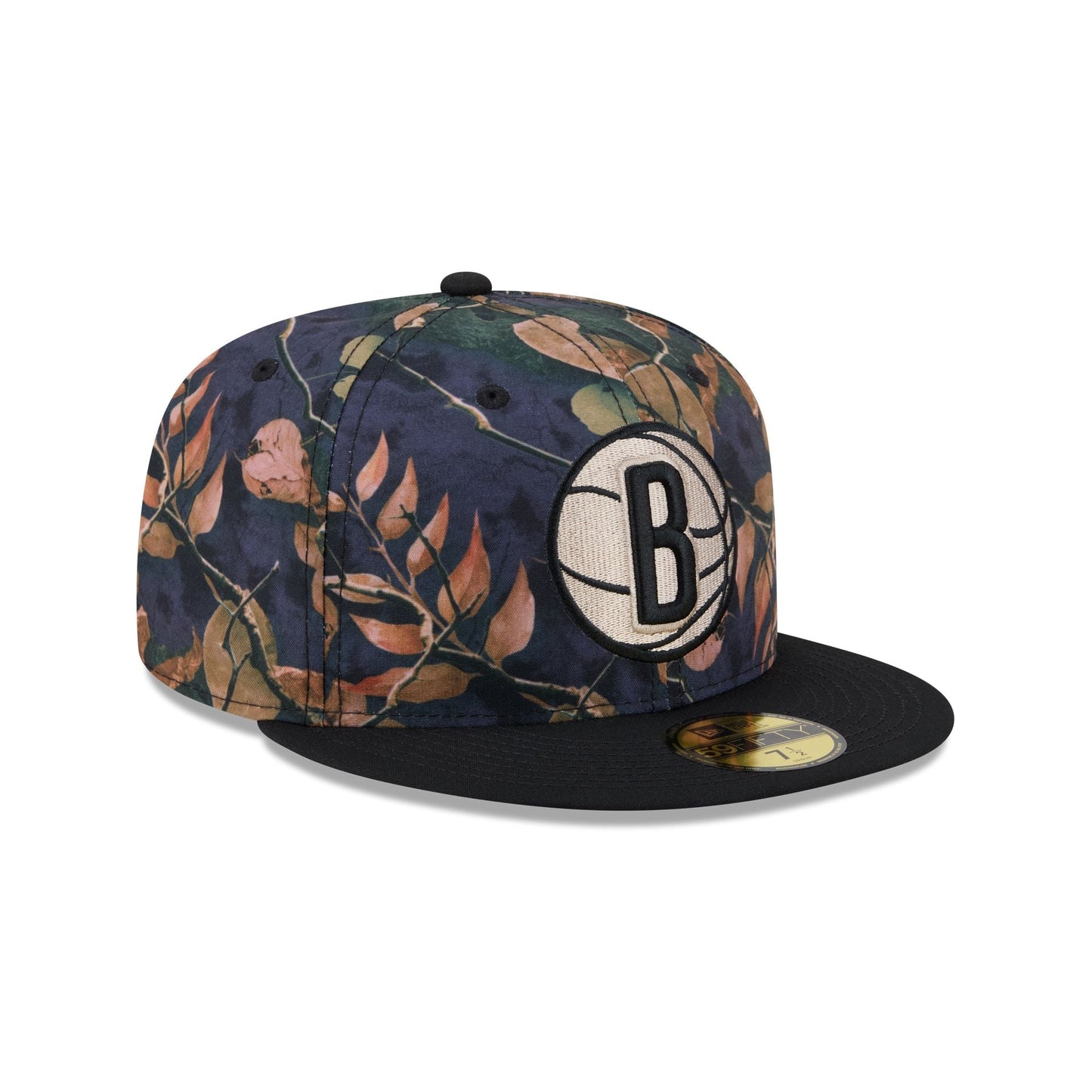 Brooklyn Nets Leaves 59FIFTY Fitted Hat
