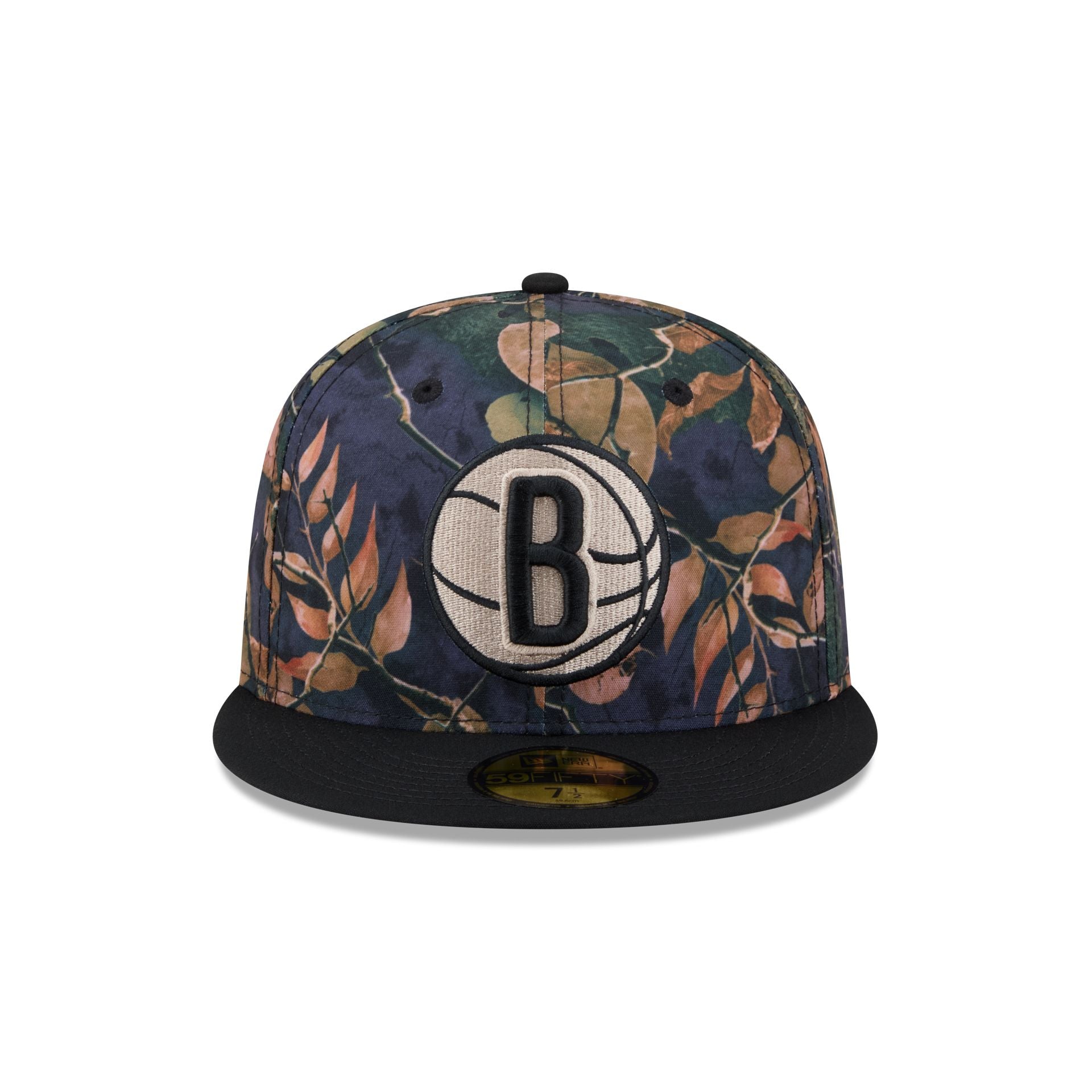 Brooklyn Nets Leaves 59FIFTY Fitted Hat