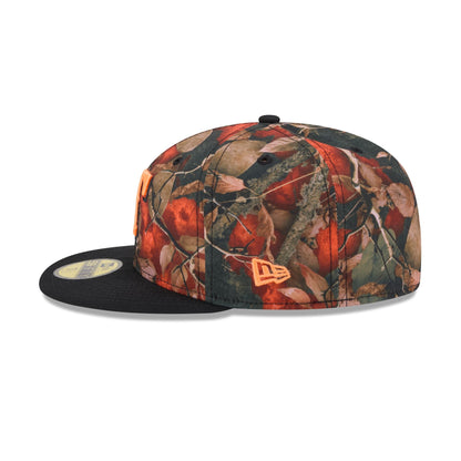 Texas Rangers Amber Leaves 59FIFTY Fitted Hat