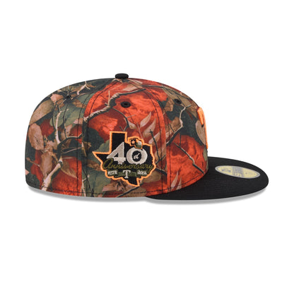 Texas Rangers Amber Leaves 59FIFTY Fitted Hat