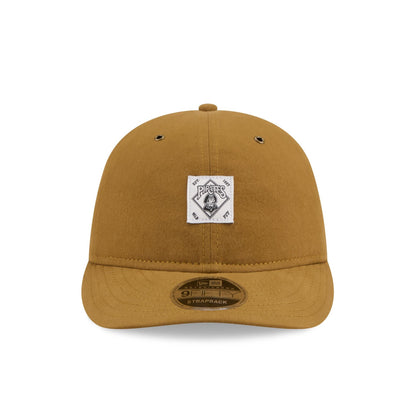 Pittsburgh Pirates Brushed Brown Nylon Retro Crown 9FIFTY Adjustable Hat