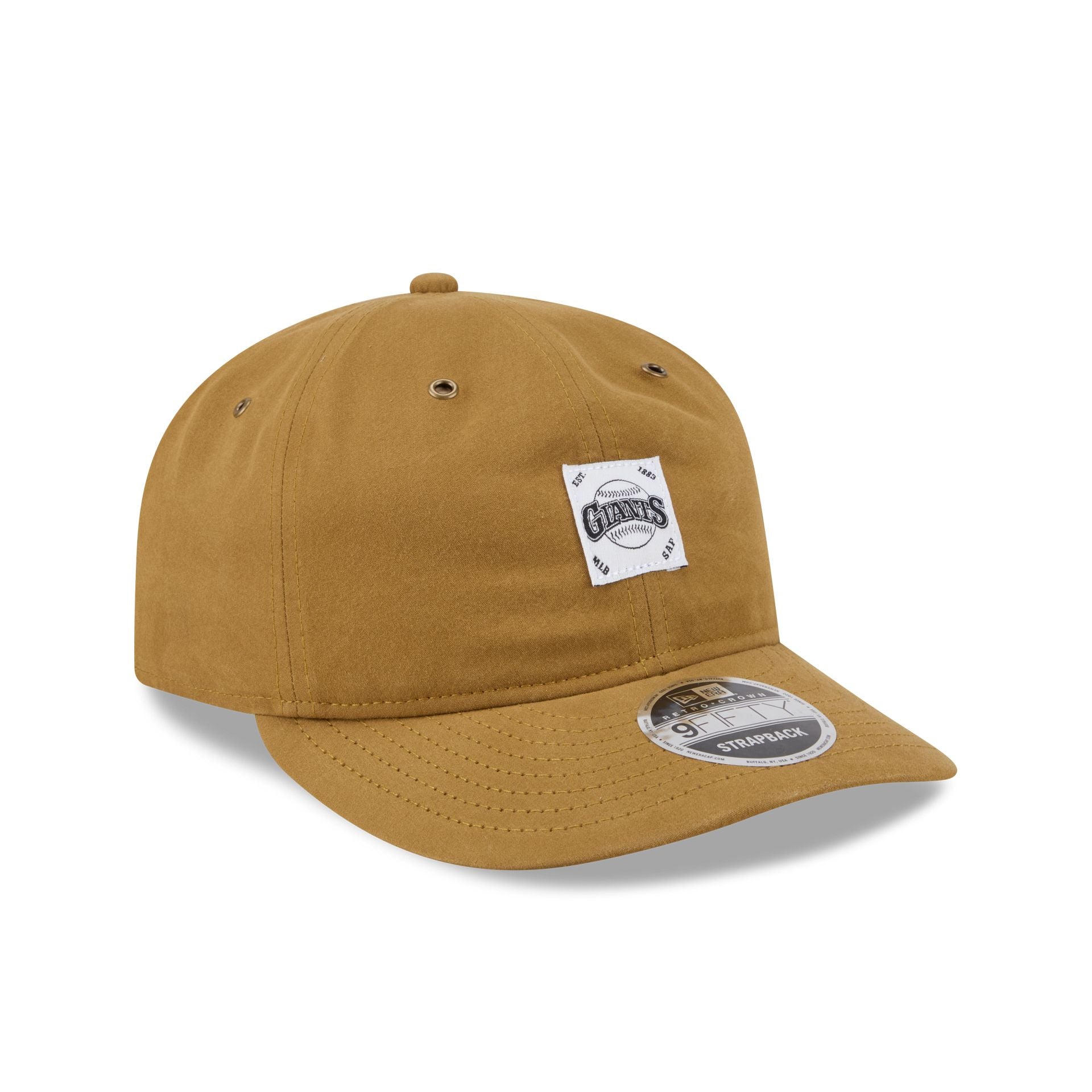 San Francisco Giants Brushed Brown Nylon Retro Crown 9FIFTY Adjustable Hat