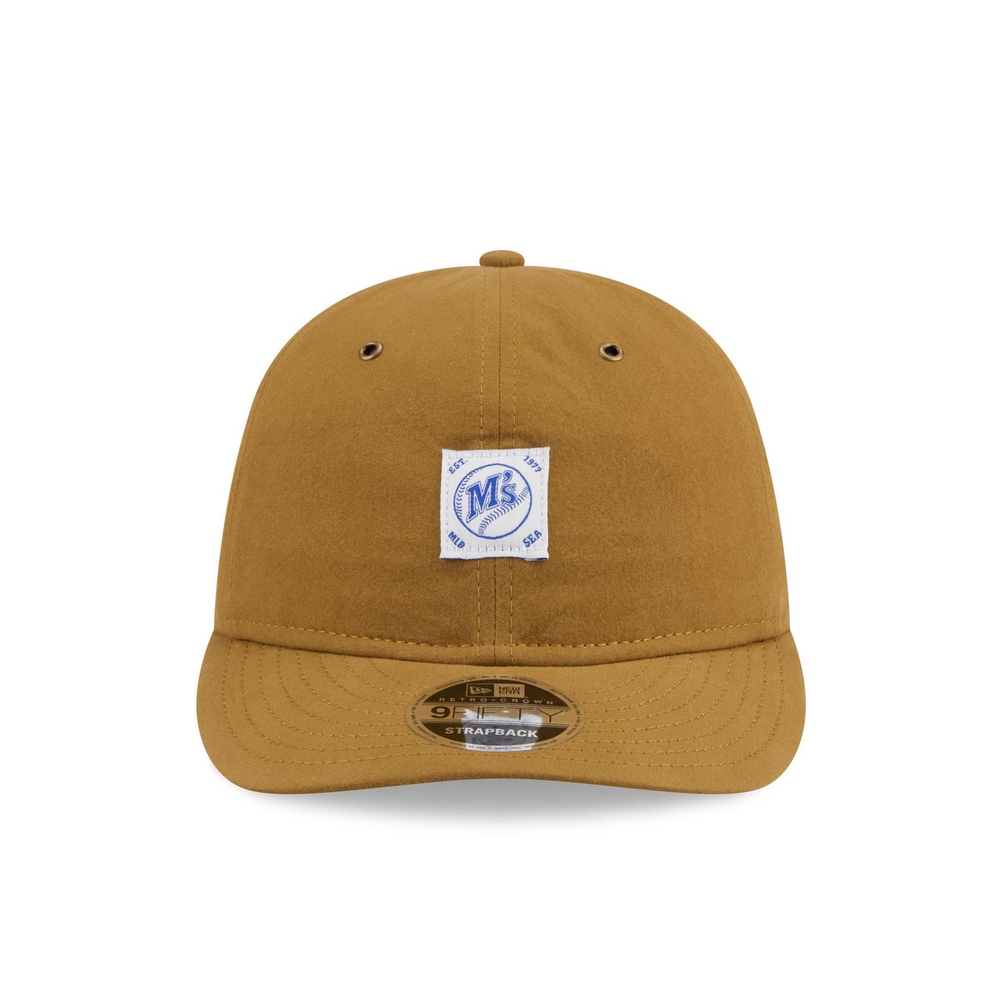 Seattle Mariners Brushed Brown Nylon Retro Crown 9FIFTY Adjustable Hat