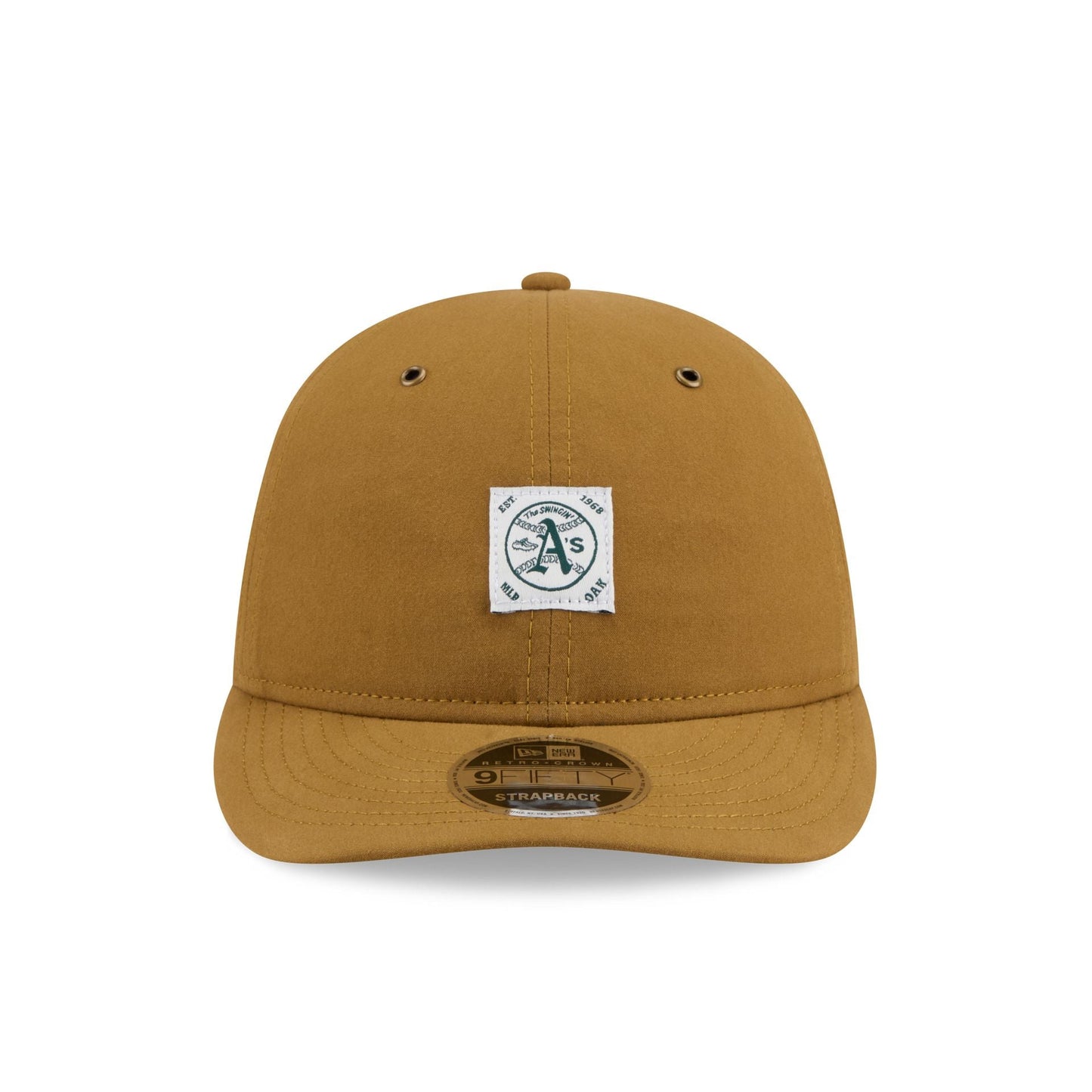 Athletics Brushed Brown Nylon Retro Crown 9FIFTY Adjustable Hat