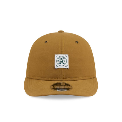 Athletics Brushed Brown Nylon Retro Crown 9FIFTY Adjustable Hat