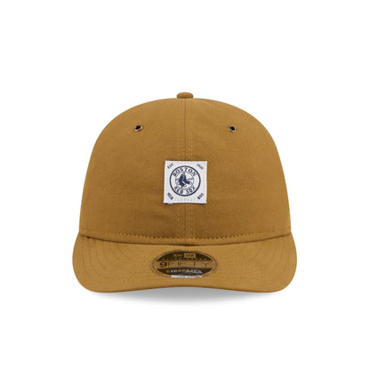 Boston Red Sox Brushed Brown Nylon Retro Crown 9FIFTY Adjustable Hat
