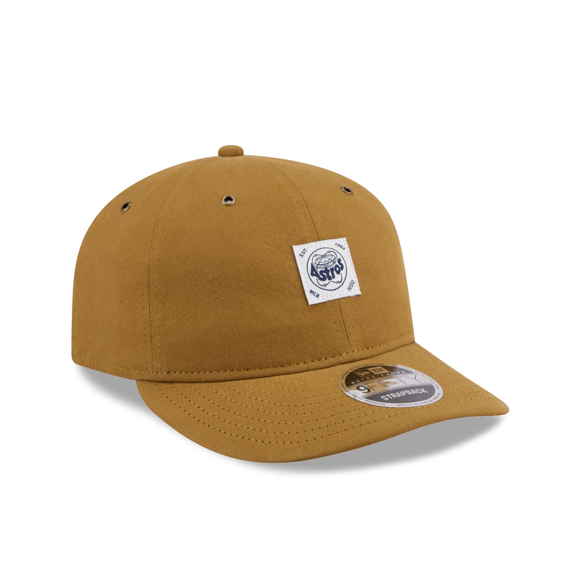Houston Astros Brushed Brown Nylon Retro Crown 9FIFTY Adjustable Hat