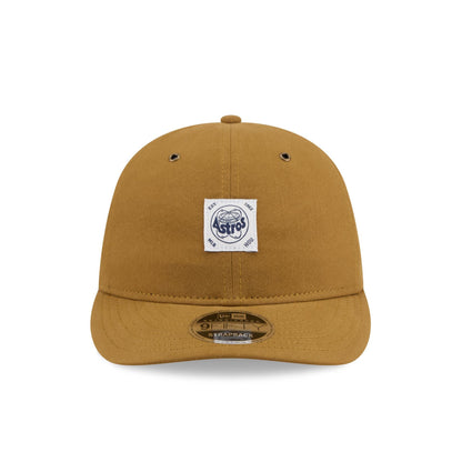 Houston Astros Brushed Brown Nylon Retro Crown 9FIFTY Adjustable Hat