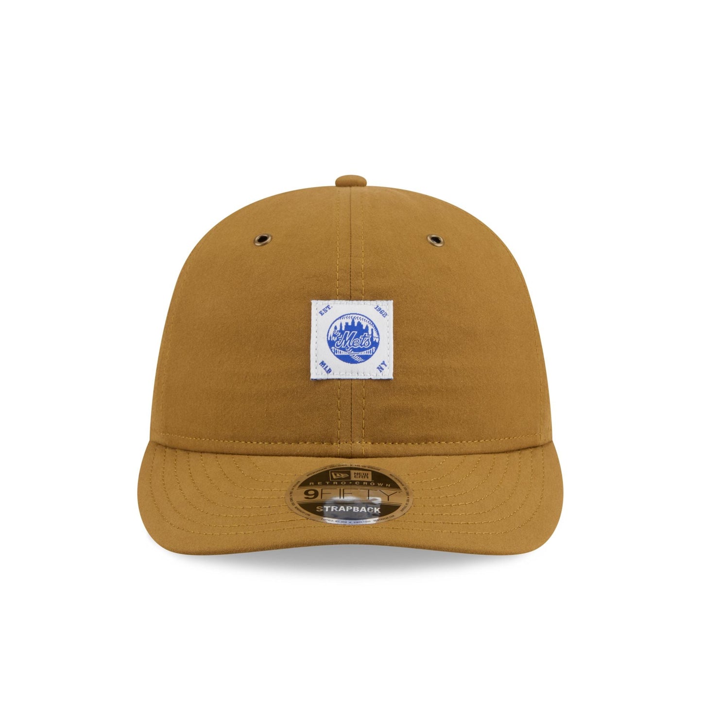 New York Mets Brushed Brown Nylon Retro Crown 9FIFTY Adjustable Hat