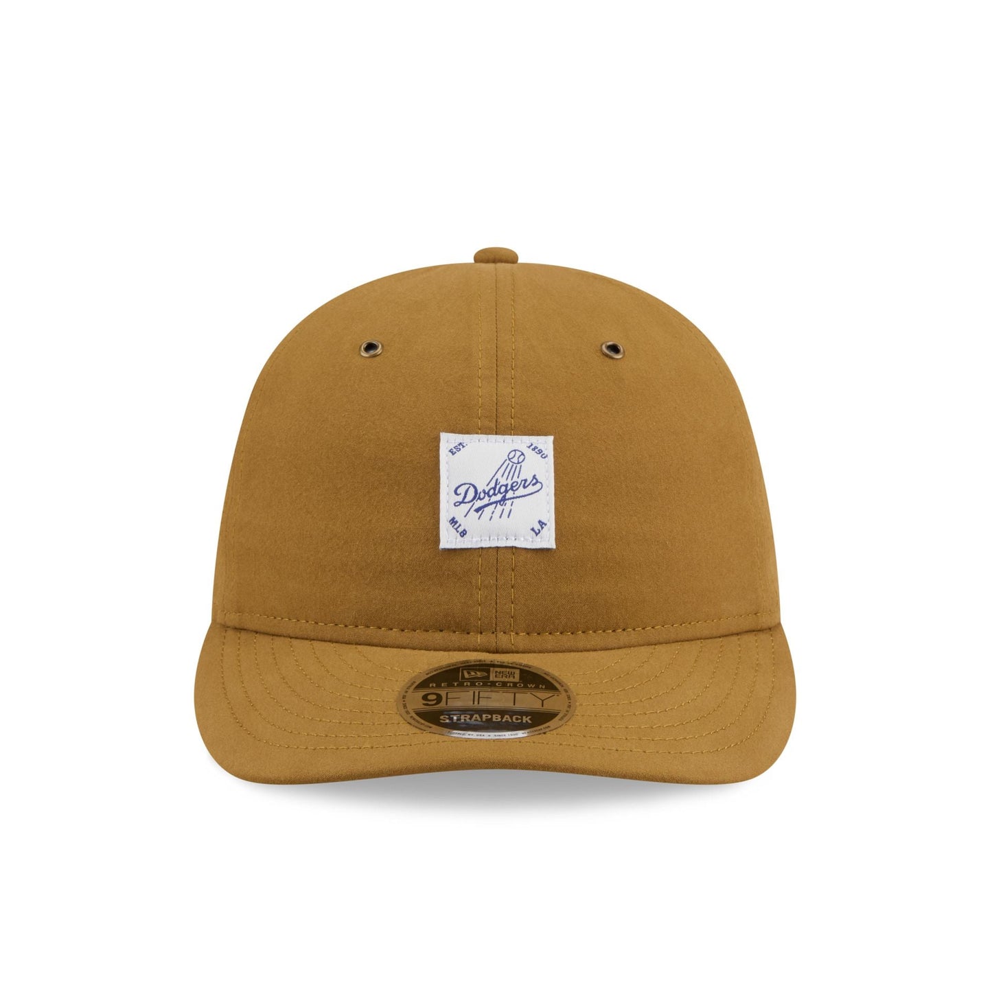 Los Angeles Dodgers Brushed Brown Nylon Retro Crown 9FIFTY Adjustable Hat