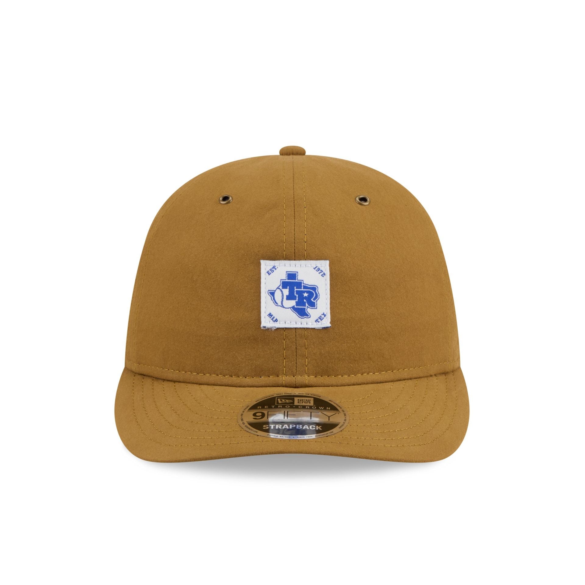 Texas Rangers Brushed Brown Nylon Retro Crown 9FIFTY Adjustable Hat
