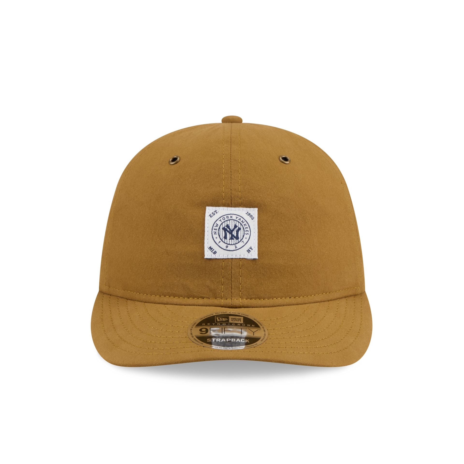 New York Yankees Brushed Brown Nylon Retro Crown 9FIFTY Adjustable Hat