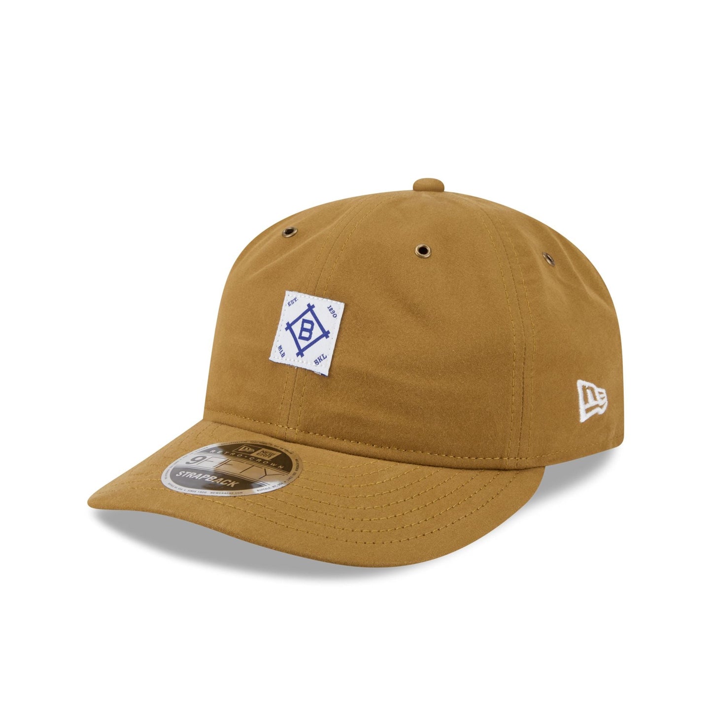 Brooklyn Dodgers Brushed Brown Nylon Retro Crown 9FIFTY Adjustable Hat