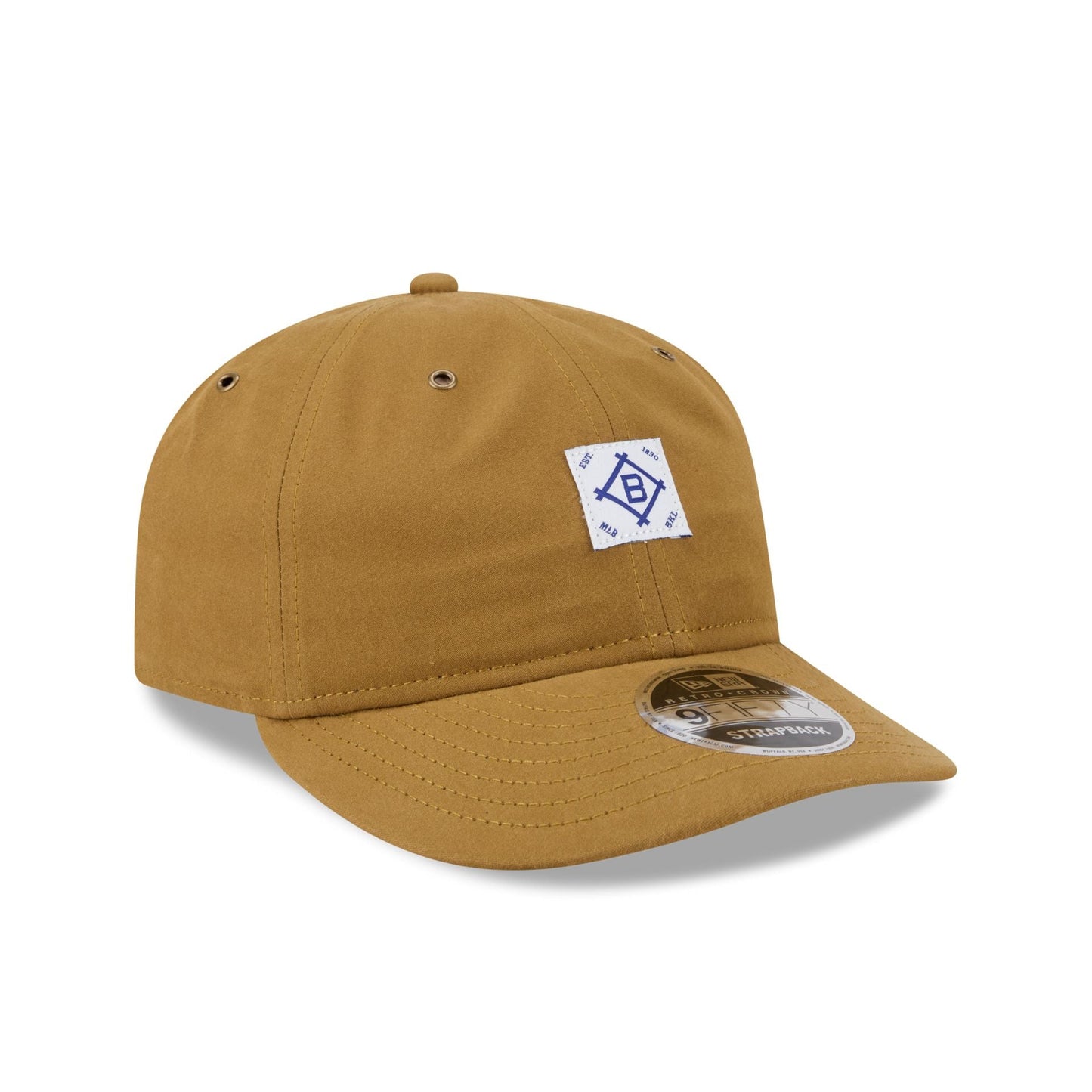 Brooklyn Dodgers Brushed Brown Nylon Retro Crown 9FIFTY Adjustable Hat