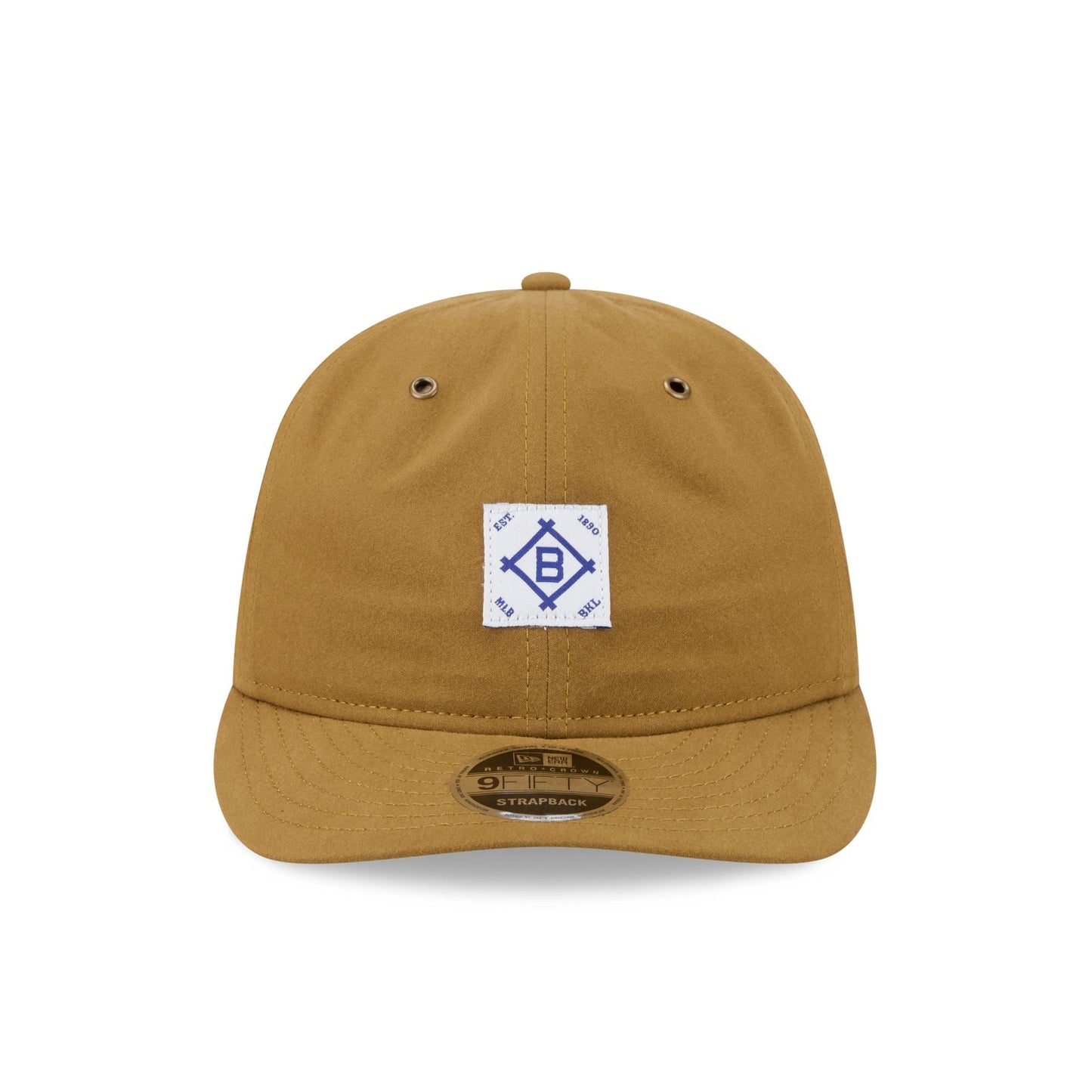 Brooklyn Dodgers Brushed Brown Nylon Retro Crown 9FIFTY Adjustable Hat