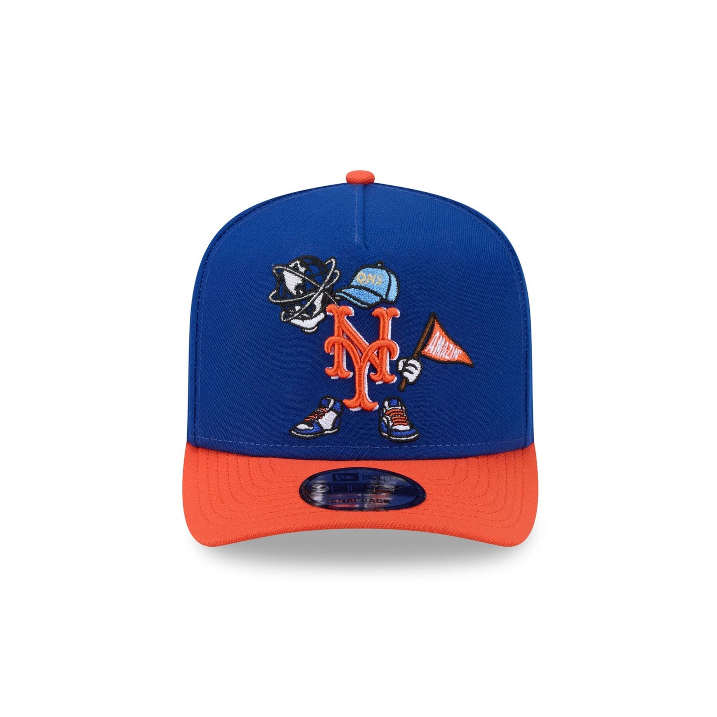 New York Mets Cartoon 9FIFTY A-Frame Snapback Hat