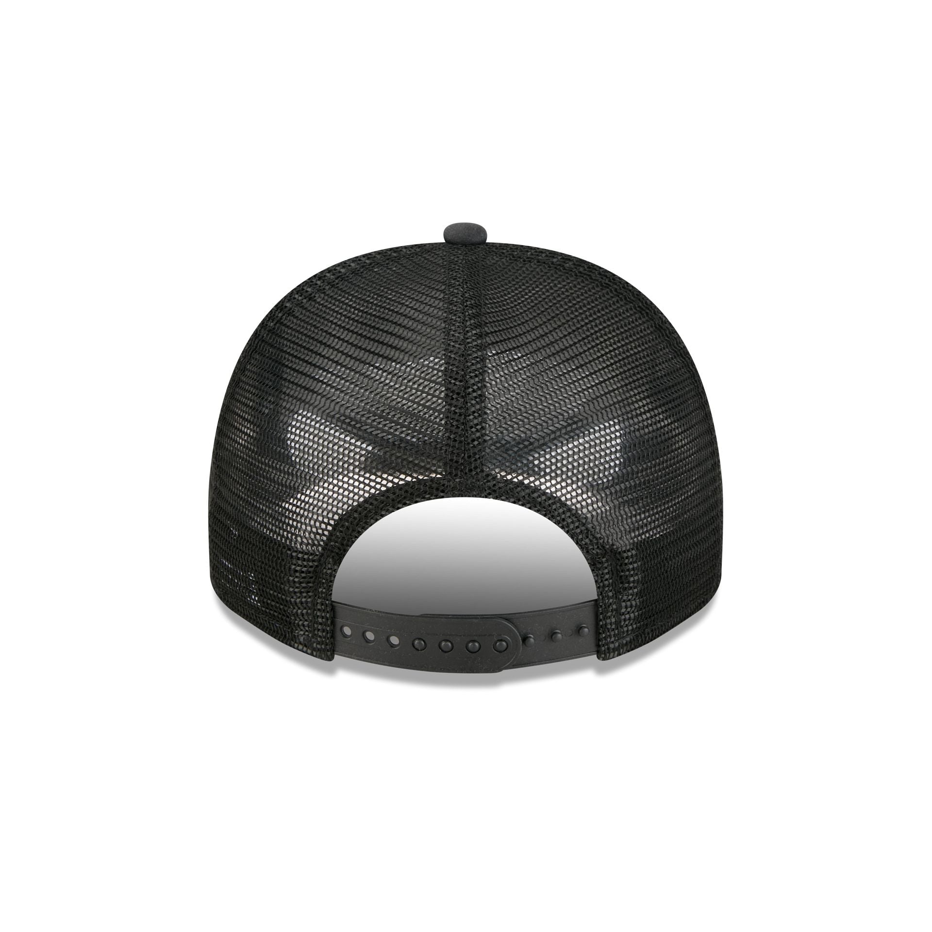Brooklyn Nets Washed Black 9FIFTY A-Frame Trucker Hat