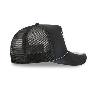Vegas Golden Knights Washed Black 9FIFTY A-Frame Trucker Hat