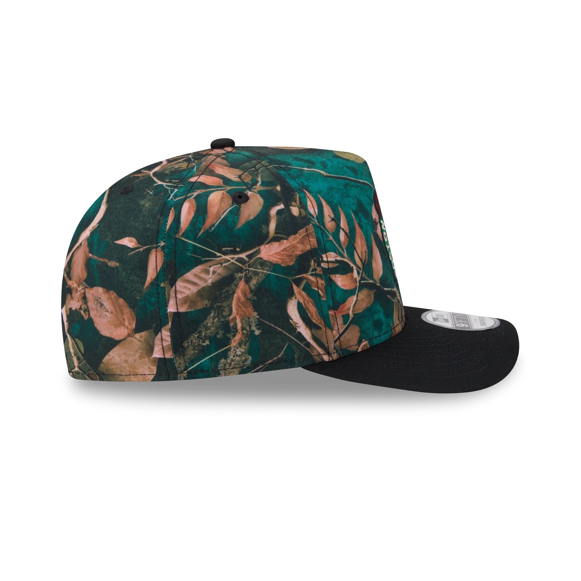 Boston Celtics Leaves 9FIFTY A-Frame Snapback Hat