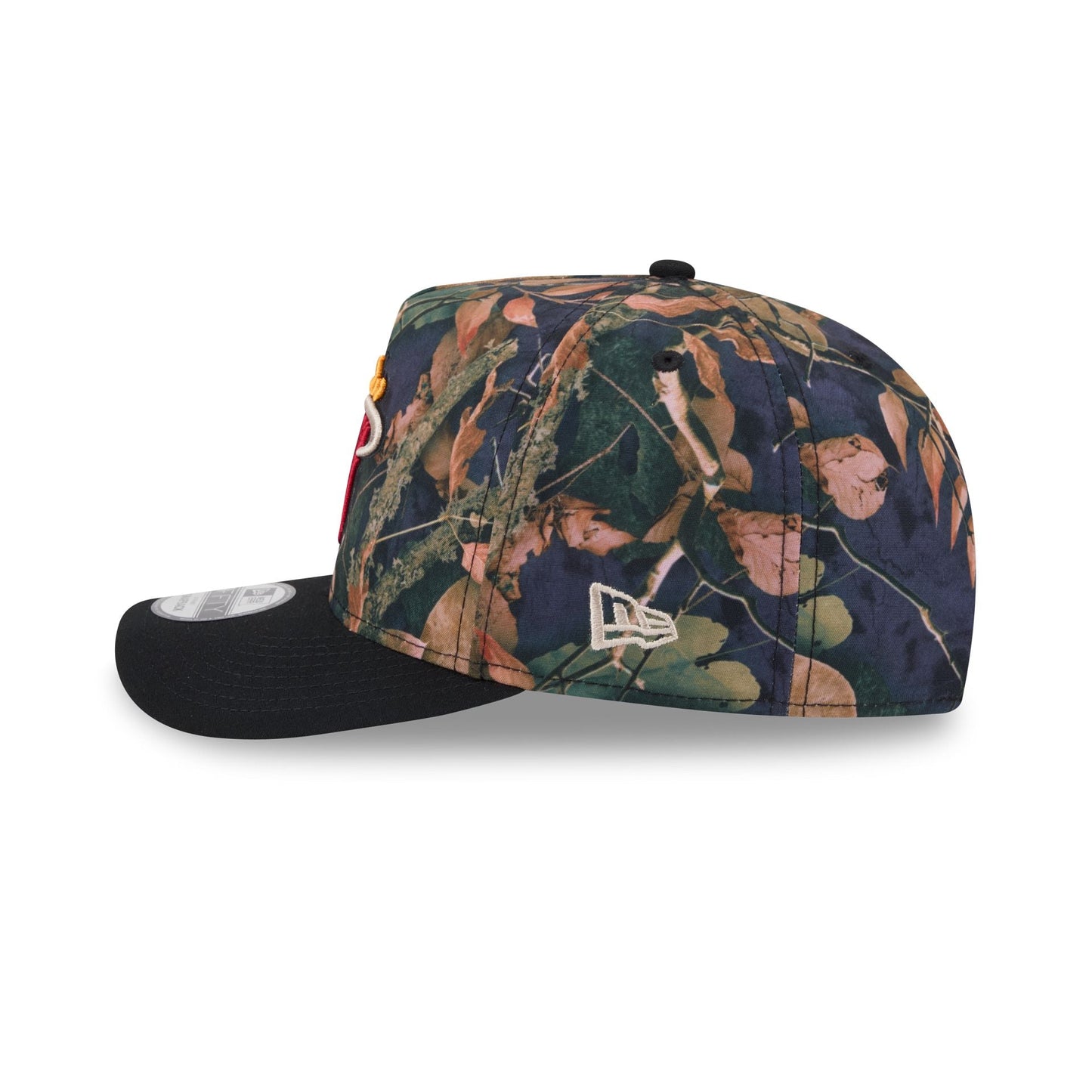 Miami Heat Leaves 9FIFTY A-Frame Snapback Hat