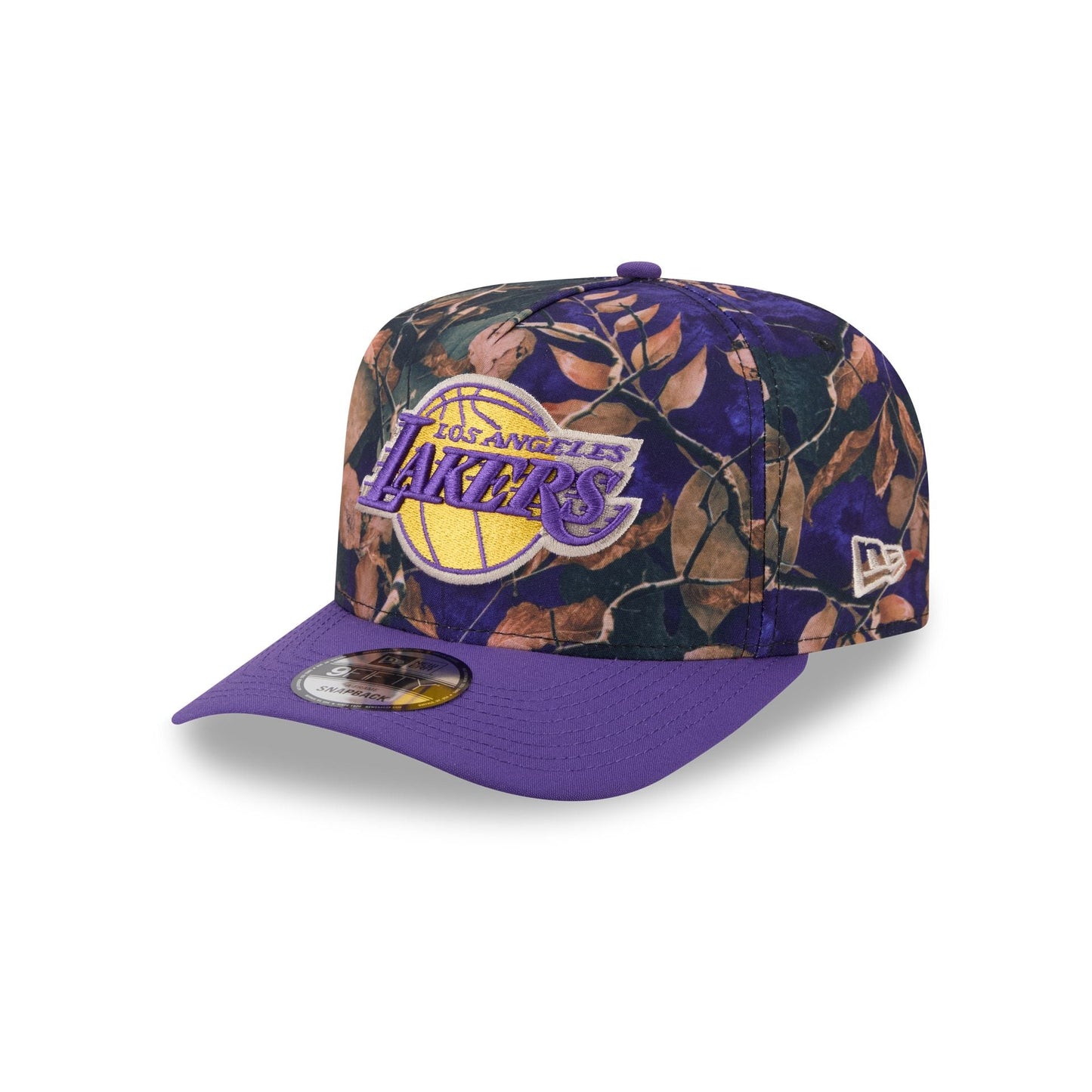 Los Angeles Lakers Leaves 9FIFTY A-Frame Snapback Hat