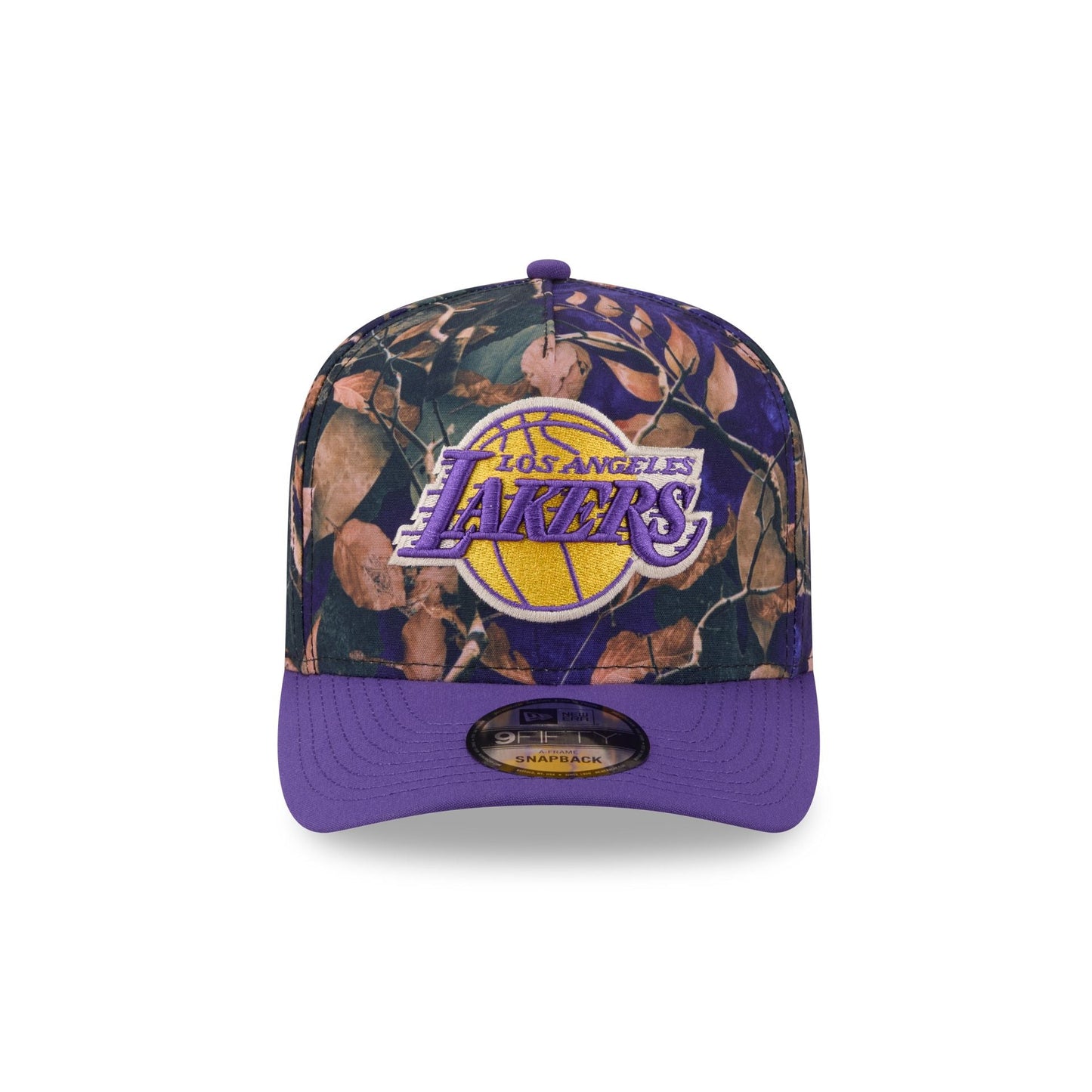 Los Angeles Lakers Leaves 9FIFTY A-Frame Snapback Hat