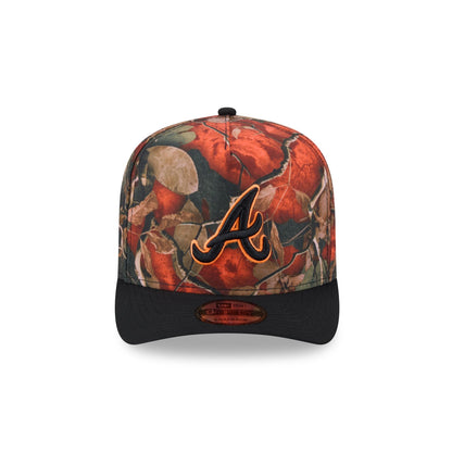 Atlanta Braves Amber Leaves 9FIFTY A-Frame Snapback Hat
