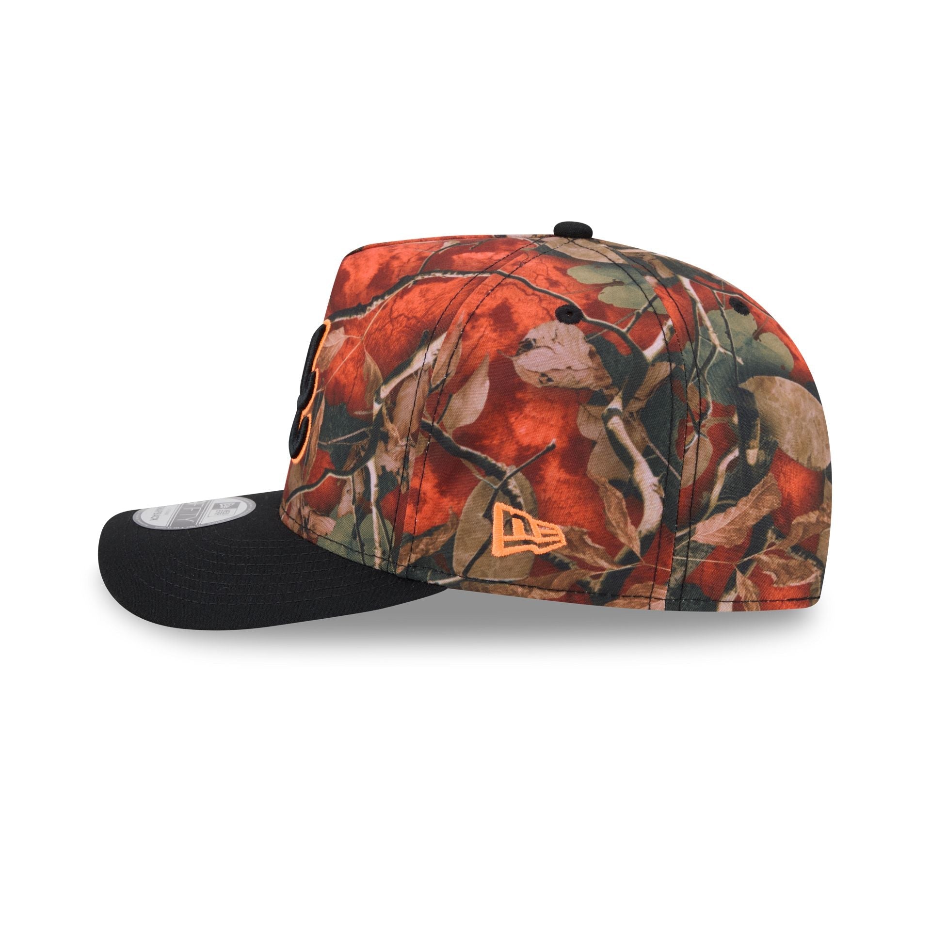 Atlanta Braves Amber Leaves 9FIFTY A-Frame Snapback Hat