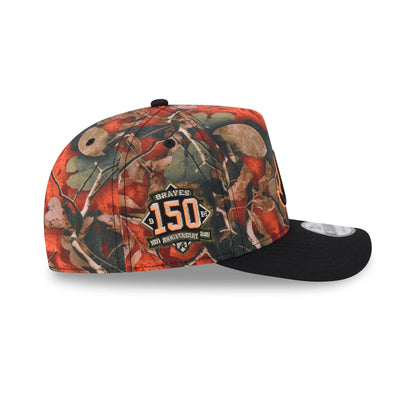 Atlanta Braves Amber Leaves 9FIFTY A-Frame Snapback Hat