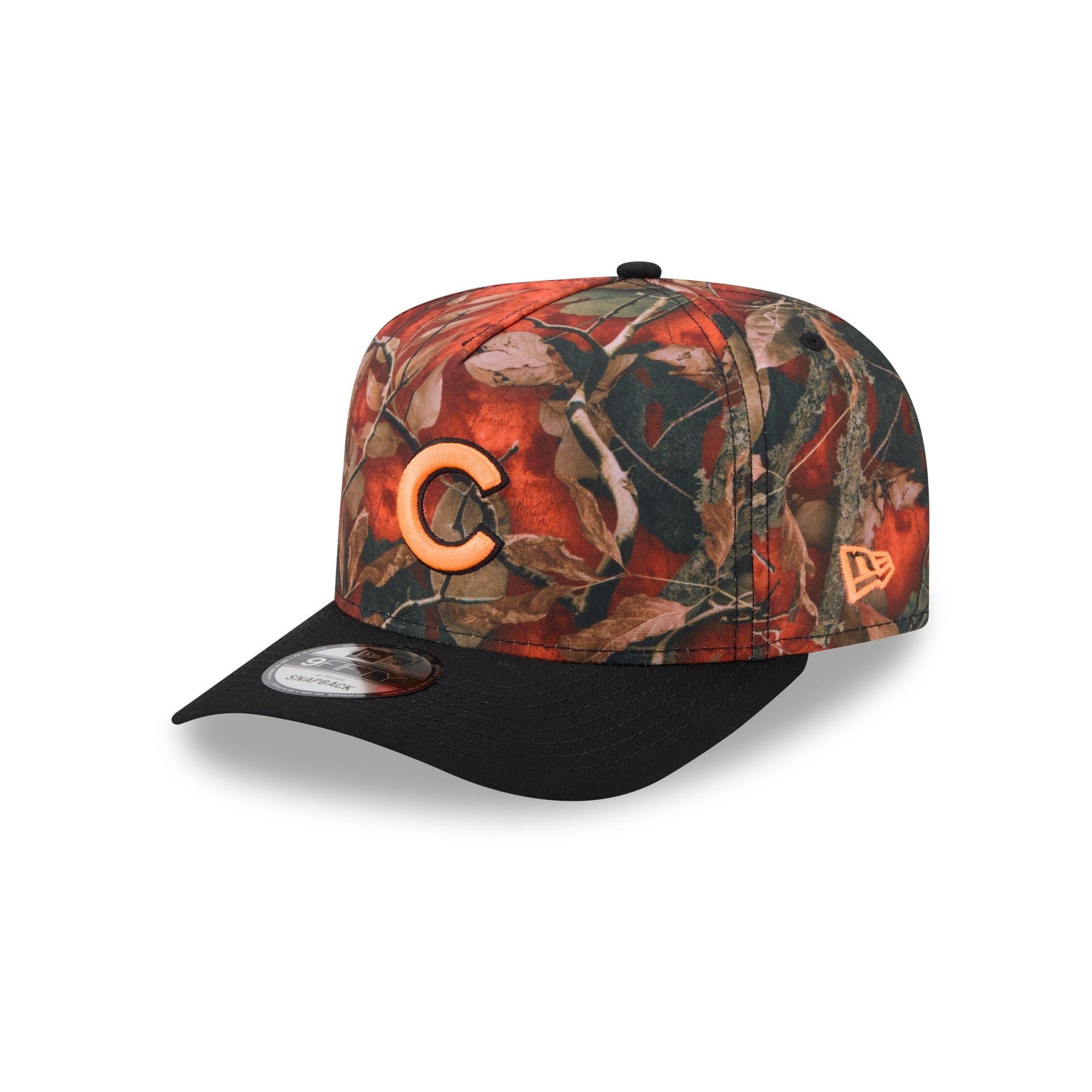 Chicago Cubs Amber Leaves 9FIFTY A-Frame Snapback Hat