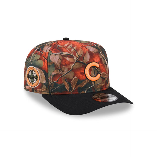Chicago Cubs Amber Leaves 9FIFTY A-Frame Snapback Hat