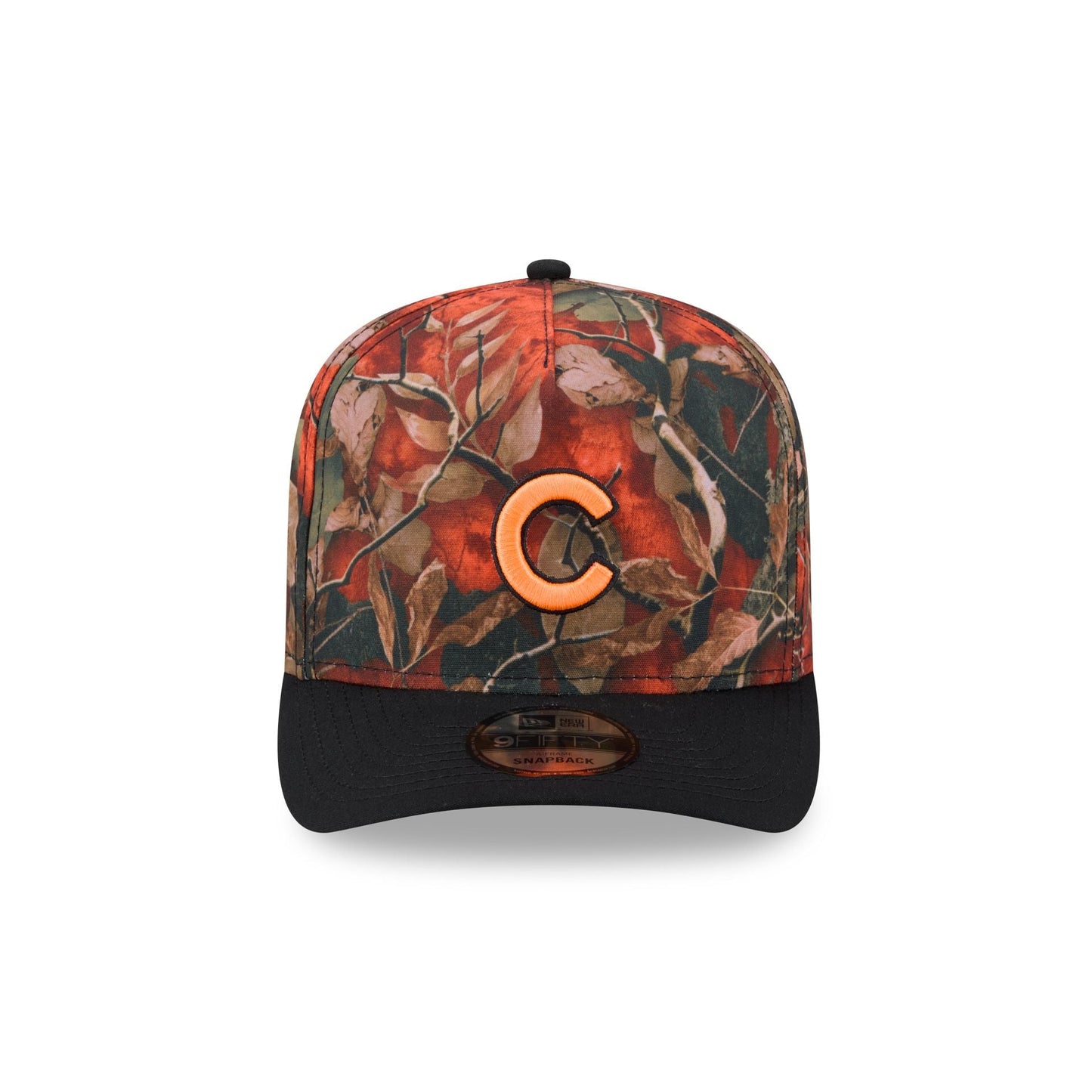 Chicago Cubs Amber Leaves 9FIFTY A-Frame Snapback Hat