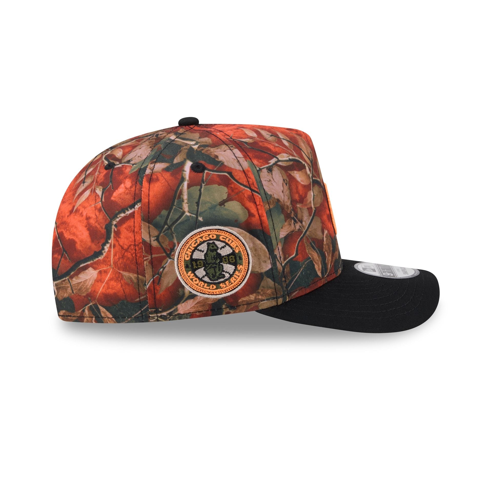 Chicago Cubs Amber Leaves 9FIFTY A-Frame Snapback Hat