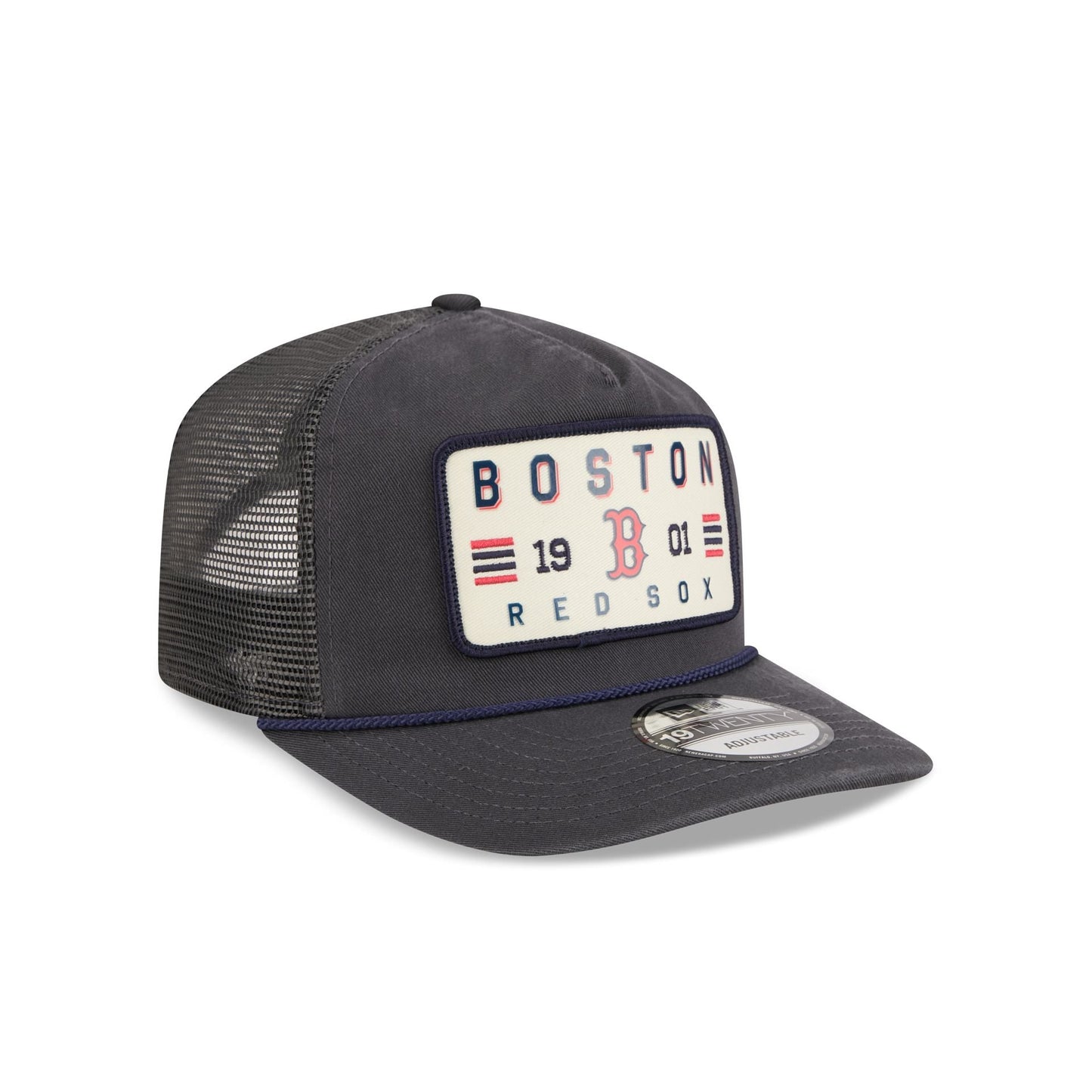 Boston Red Sox Washed Graphite 19TWENTY Trucker Hat